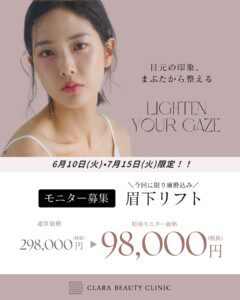 眉下リフトモニター