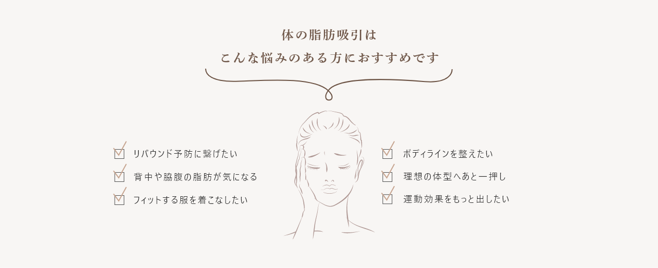 脂肪吸引おすすめの方